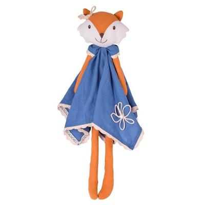 Bonikka knuffelvos 50 cm oranje/blauw Bonikka knuffelvos 50 cm oranje/blauw