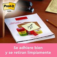 Post-it Plaknotitie 7100199885 76 mm x 76 mm Geel 600 vellen - thumbnail