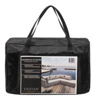 WOOOD Beschermhoes 'Sicilië' Loungeset, kleur Zwart - thumbnail