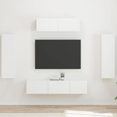 TV-kast 3 pcs Wit