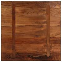 Tafelblad vierkant 90x90x3,8 cm massief gerecycled hout - thumbnail