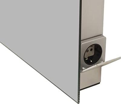 Saqu Plain Spiegel met LED verlichting en stopcontact 60x80 cm