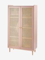 Rieten kast LIGNE POÉSIE roze - thumbnail