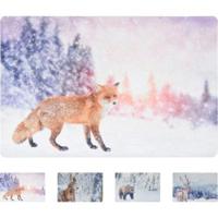 H&S collection deurmat kerst winter 58 cm 4 assorti | 24 stuks - thumbnail