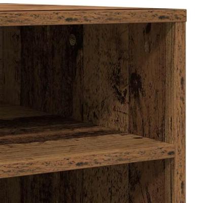 VidaXL Printerstand met opslag oud hout 60 x 50 x 67 cm bewerkt hout