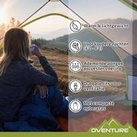 Oventure sleepplus mummy slaapzak roze - thumbnail