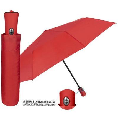Perletti mini-paraplu automatisch 100 cm microvezel rood