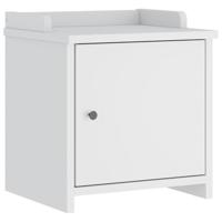 Gangbankje SANDNES wit 45x40x50 cm massief grenenhout - thumbnail