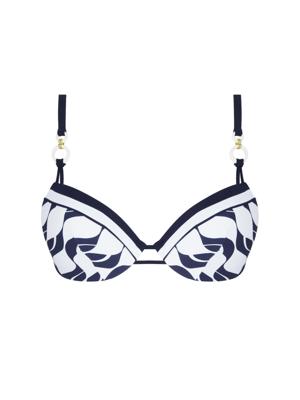 Lise Charmel Bikini Top Coque - Danse de Vagues Blauw/Wit