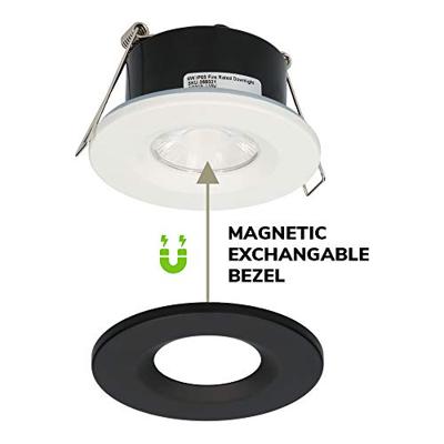 Venezia LED inbouwspot - 6 Watt 650 lumen - 2700K warm wit - Dimbaar - Rond - IP65 waterdicht - Zwart - Voor binnen, buiten en badkamer Venezia LED inbouwspot - 6 Watt 650 lumen - 2700K warm wit - Dimbaar - Rond - IP65 waterdicht - Zwart - Voor binnen, buiten en badkamer