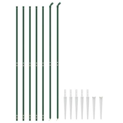 Draadgaashek met grondankers 1,8x10 m groen Draadgaashek met grondankers 1,8x10 m groen