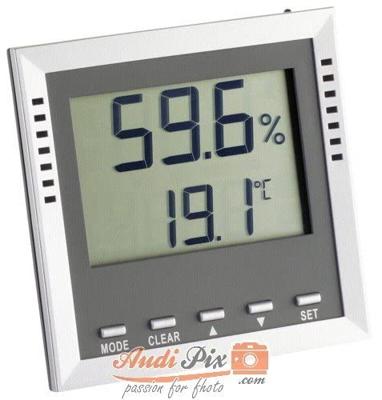 TFA Dostmann Klima Guard 30.5010 Thermo- en hygrometer Zilver