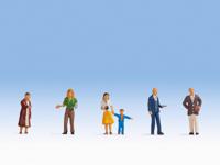 NOCH 0015481 H0 Passanten. figuren Geverfd, Staand - thumbnail