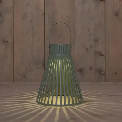 Anna's Collection Hanglamp solar 20 x 20 x 24cm Olijf