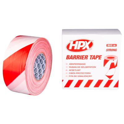 HPX Afzetlint | Wit/Rood | 70mm x 500m - B70100 - B70100