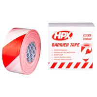 HPX Afzetlint | Wit/Rood | 70mm x 500m - B70100 - B70100 - thumbnail