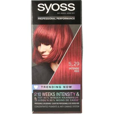 Syoss Color baseline 5-29 intens rood haarverf 1 Set