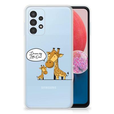 Samsung Galaxy A13 4G Telefoonhoesje met Naam Giraffe Samsung Galaxy A13 4G Telefoonhoesje met Naam Giraffe