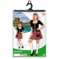 Tartan Lady Schotse Vrouw Kostuum - thumbnail