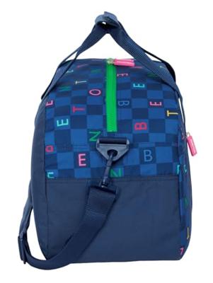 Sporttas Benetton Damero Marineblauw 50 x 26 x 20 cm