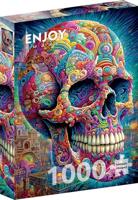 Quirky Skull Puzzel 1000 Stukjes - thumbnail
