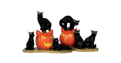 Lemax halloween cats s/2 halloween figuur Spooky Town 2011