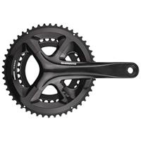 Shimano crankstel 2 x 11 speed road fc-rs510 175/50-34t met holle as zwart - thumbnail