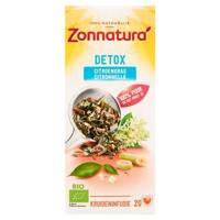 Zonnatura Detox citroengras bio 20 Zakjes - thumbnail