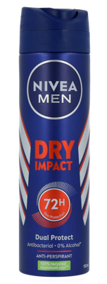 NIVEA MEN Dry Impact AntiTranspirant Spray 150ml bij Jumbo NIVEA MEN Dry Impact AntiTranspirant Spray 150ml bij Jumbo