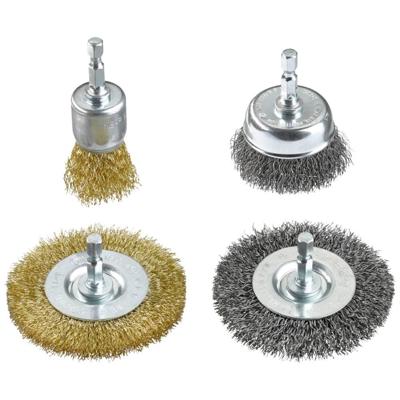 kwb Draadborstelset voor boormachines 597520 4 stuk(s)