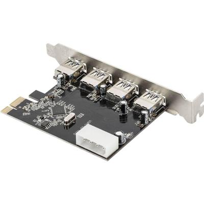 Digitus DS-30221-1 4 poorten PCI Express kaart USB-A 3.0 PCIe Digitus DS-30221-1 4 poorten PCI Express kaart USB-A 3.0 PCIe