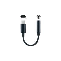 Adapter USB-C naar Jack 3.5 mm NANOCABLE 10.24.1205 11 cm Zwart - thumbnail