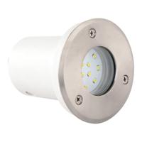 LED Grondspot - Inbouw Rond 1.2W - Waterdicht IP67 - Blauw - RVS - Ø95mm - thumbnail