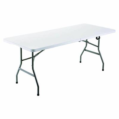 Marbueno Vouwtafel Kunststof Wit 180X70X74 cm Catering, Strand en Kamperen 10529