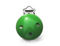 Speenclip hout groen - thumbnail