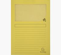 Exacompta L-map met venster Forever, pak van 100 stuks, geel - thumbnail