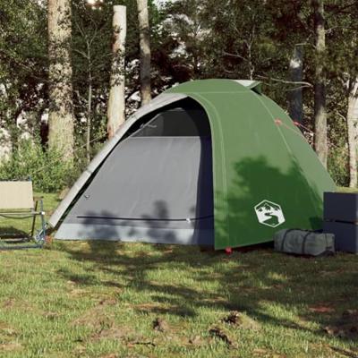Koepeltent 4-persoons waterdicht groen - thumbnail