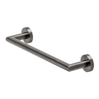 Badgreep Geesa Nemox 30 cm Hoekig Geborsteld Zwart - thumbnail