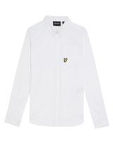 Lyle & Scott winter oxford blouse jongens - wit - thumbnail