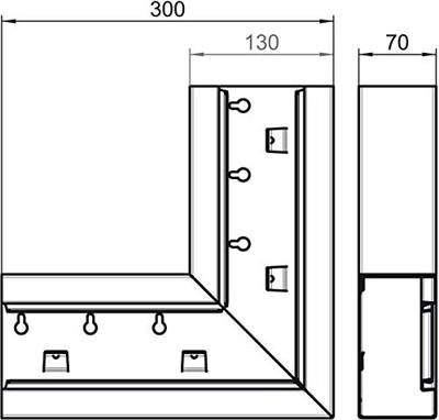 OBO Bettermann 6277220 Montageaccessoire (l x b x h) 300 x 130 x 70 mm 1 stuk(s) Zuiver wit OBO Bettermann 6277220 Montageaccessoire (l x b x h) 300 x 130 x 70 mm 1 stuk(s) Zuiver wit