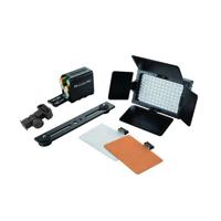 Falcon eyes led lamp set dimbaar dv-96v-k1 op batterij - thumbnail