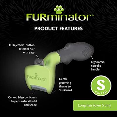 FURminator Undercoat DeShedding Tool hond lang haar S