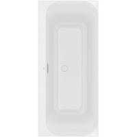 Villeroy & Boch Loop duobad - 180x80cm - rechthoek - acryl Stone White mat uba180lsf2v-rw - thumbnail