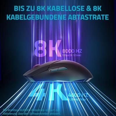 Rapoo VT9PRO 4K+8K Gaming Muis Zwart - thumbnail