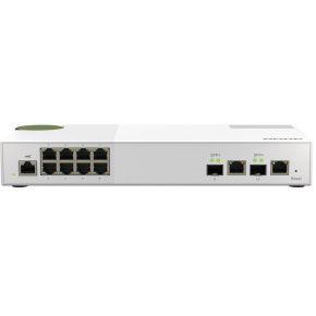 QNAP QSW-M2108-2C - 2 x 10GbE SFP+/RJ45 Combo Ports & 8 x 2.5GbE (RJ45) Ports - Entry-level 10GbE and 2.5GbE Layer 2 Web Managed Switch