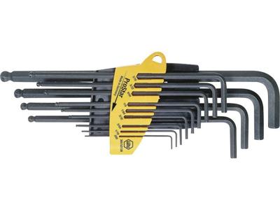 Wiha Inbus Haakse schroevendraaierset 0.05 inch, 1/16 inch, 5/64 inch, 3/32 inch, 7/64 inch, 1/8 inch, 9/64 inch, 5/32 inch, 3/16 inch, 7/32 inch, 1/4 inch,
