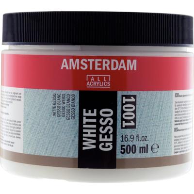 Amsterdam witte gesso, fles van 500 ml Amsterdam witte gesso, fles van 500 ml