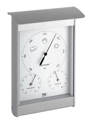 Weerstation 3 in 1 aluminium 21.6 cm
