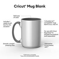 Cricut Mug 440 ml Mok Wit - thumbnail