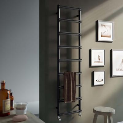 Designradiator Instamat Emma 160 Elektrisch 166,7x40 cm Incl. Wandconsole Soft Mat Zwart Instamat